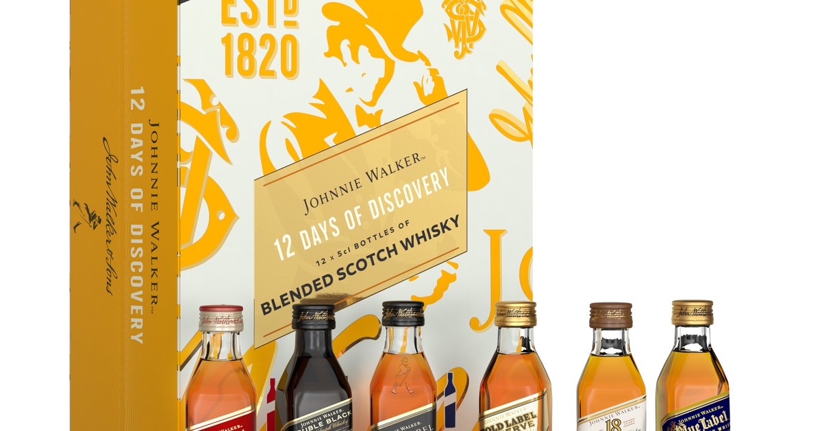 Johnnie Walker Scotch Whisky 12 Days of Discovery